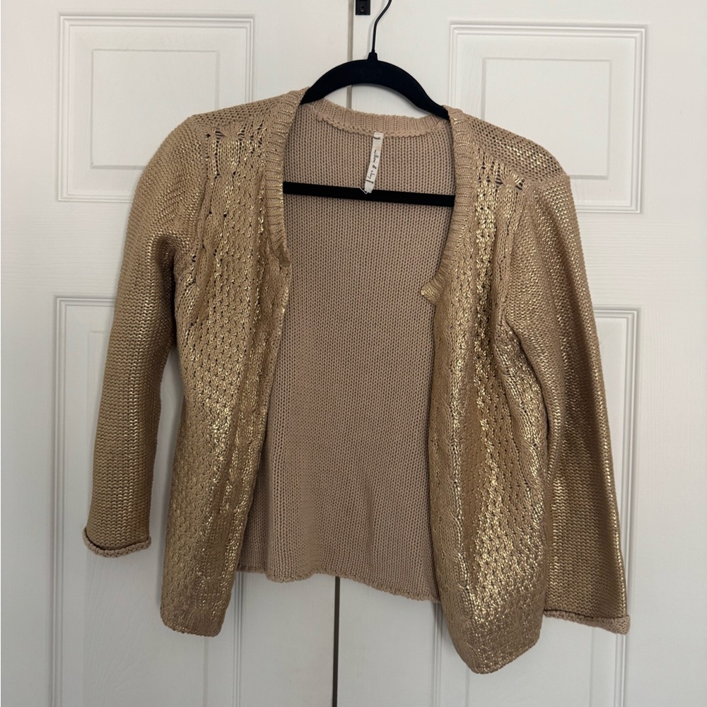Elegant Gold Women's Sweater